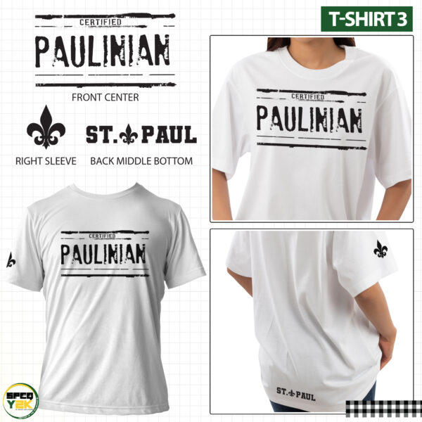 SPUQC Paulinian University Tshirt for Adults and Kids - Design 3